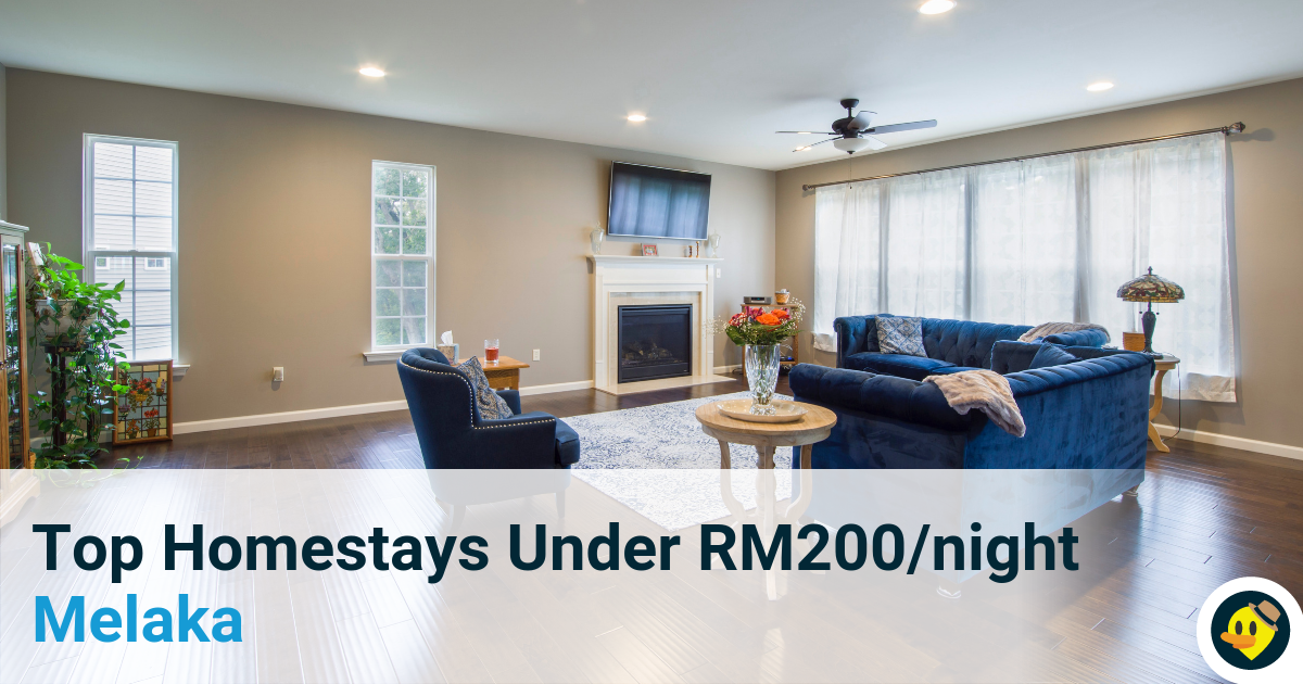 Top Homestays Under RM200/night in Melaka Featured Image